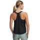 thumbnail image 2 of Camiseta sin mangas Under Armour Tech Swing para mujer, color negro/blanco, talla XL, 2 of 2