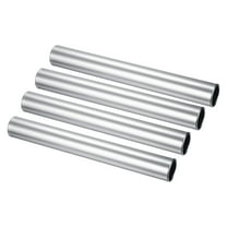 Uxcell Aluminum Relay Batons Field Track Relay Events Baton for Race Gym Outdoor Sports Running , Silver 4 Pack