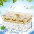 thumbnail image 5 of Hvmvliv Ice Molds 28-Compartments Square-Shape Press Types Ice Cubes Trays with Lid and Bin, Food Grade Silicone Reusable Ice Blocks Making Molds Set Come with Ice Shovel for Home Freezer White, 5 of 6