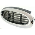 thumbnail image 3 of For Ford Contour 1998 1999 2000 Grille | Plastic | With Chrome Outer Molding | Replacement For FO1200347 | F8RZ8200CEA, 3 of 5