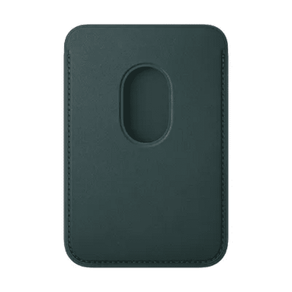 Restored Apple MA6Y4ZM/A iPhone FineWoven Wallet with MagSafe - Dark Green (Refurbished)