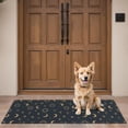 thumbnail image 4 of Dark Blue Sun Moon Cross Pattern Door Rugs,Washable Non Slip Door Mats Indoor,Decorative Door Mats,Entry Mat Indoor for Entrance,Bedroom,Kitchen,Bathroom,16"x47", 4 of 6
