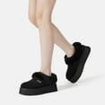 thumbnail image 2 of EVER AU Women Topknot Leather Slippers - Black, 2 of 11