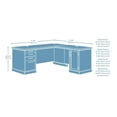 thumbnail image 3 of Sauder® Collection Mason Peak™ Bureau en L, Finition Prime Oak™, 427807, 3 of 8