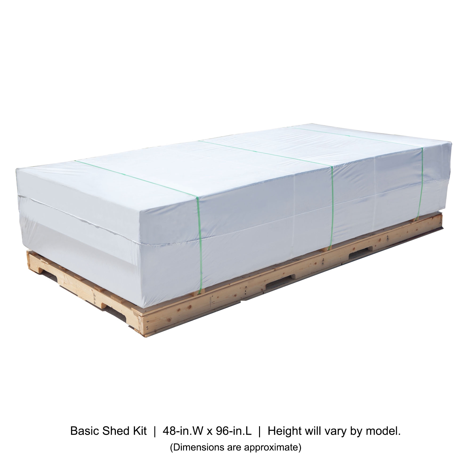 Handy Home Products Cumberland 10 ft. x 16 ft. Outdoor Wood Shed Kit with Smartside (160 sq. ft.)