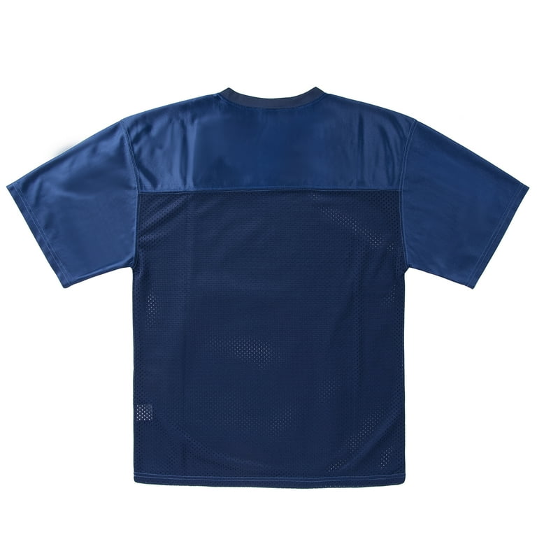 Toptie Mens Football Jersey Shirt, Adult Mesh Soccer Jerseys