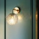 thumbnail image 4 of Lámpara de pared moderna nórdica, pantalla de bola de cristal, soporte de metal y latón, iluminación decorativa para sala de estar, dormitorio y cafetería, 4 of 5
