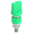 thumbnail image 1 of Conector de terminal de cable de poste de unión con rosca M10, 100 A, gran corriente para conector banana de 4 mm, negro, 1 of 1