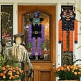 thumbnail image 2 of Halloween Tissue Dancers Halloween Decorations Outdoor Honeycomb Hanging Decor Scary Witch Skeleton Pumpkin Ornaments for Halloween Garden Party Supplies, 2 of 5