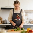 thumbnail image 4 of Lunxisen 4 Pcs Waterproof Kitchen Apron for Adults Cooking Stain Resistant Chef Smock Workwear Home Dining Prep, 4 of 9