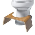 thumbnail image 1 of Squatty Potty The Original Bathroom Toilet Stool- Slim Teak Finish 7, 1 of 10
