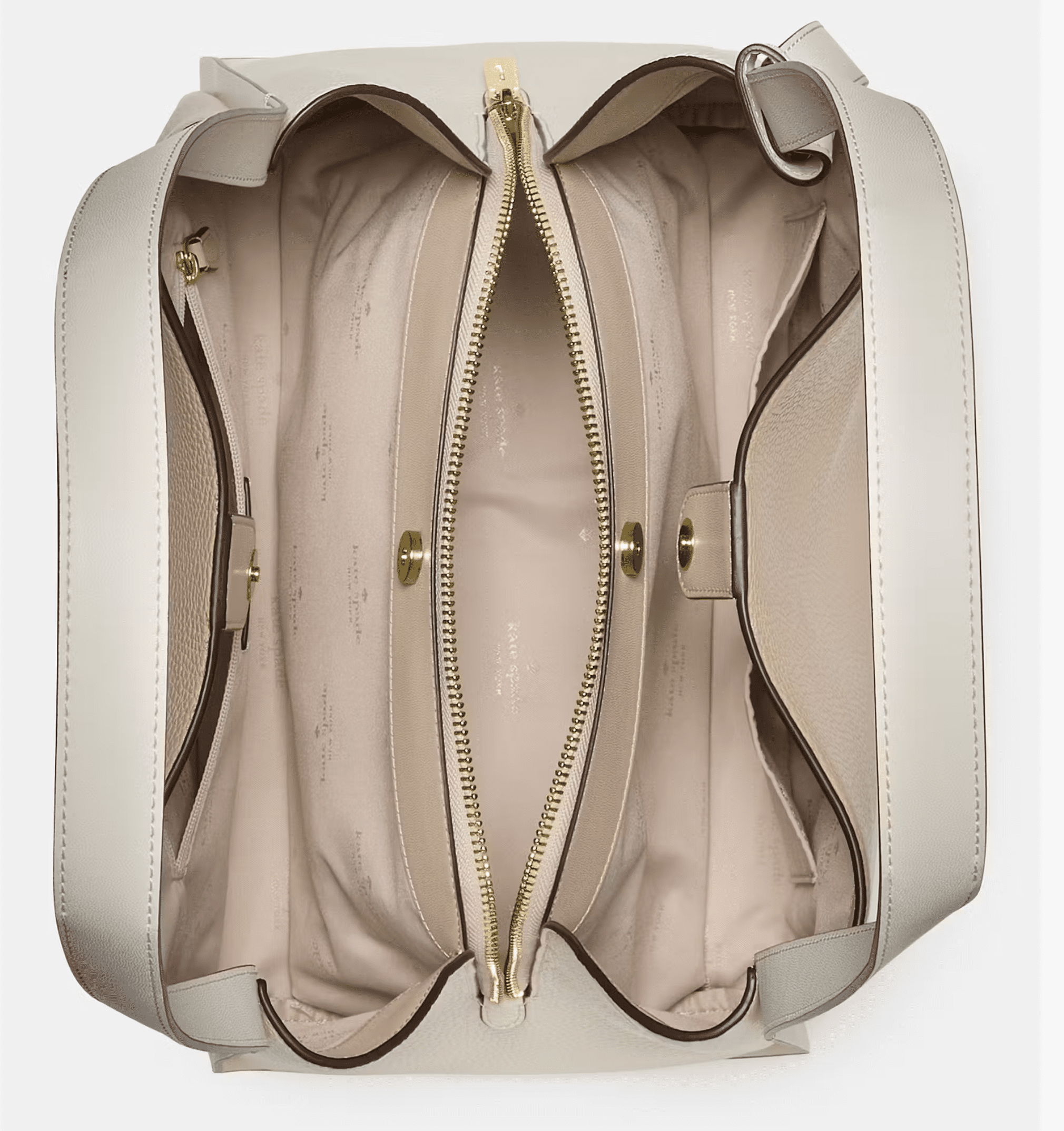Kate Spade New York Knott Colorblock Large Carryall Tote Bag KM662 – Pebbled Leather Designer Handbag with Snap Closure & Center Zip Divider