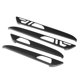 thumbnail image 3 of Cubierta del panel de la puerta decoración interior del automóvil 4pcs Set Carbon Fibebr Style Interior Door Panel Trim con orificios de memoria Se adapta a los modelos Benz GLE, 3 of 8