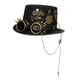 thumbnail image 4 of Steampunk Top Hat Costume Gothic Vintage Style Head Gear Punk Gear Sombreros decorativos Suministros Fedoras para Mujeres Hombres Disfraces Fiesta de 60-61cm Macarena Sombrero de copa Steampunk, 4 of 8