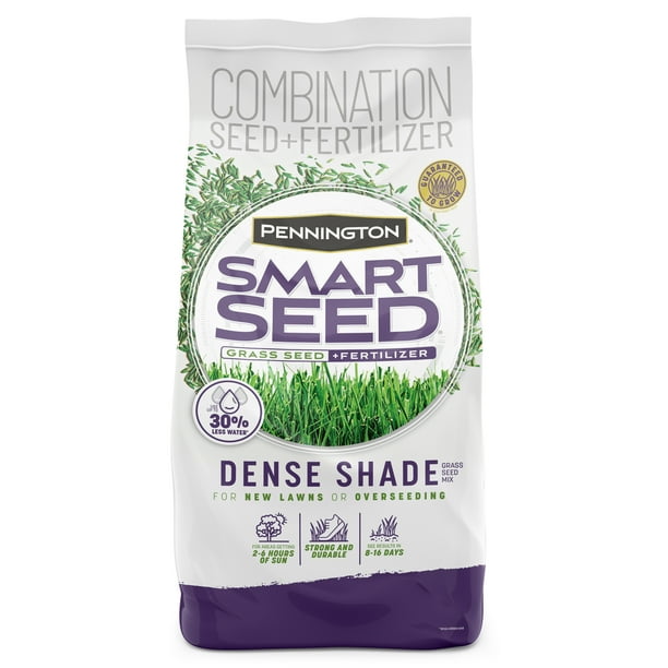 Pennington Smart Seed Dense Shade Grass Seed Mix 3 Lb Covers Up To 750 Sq Ft Walmart Com Walmart Com