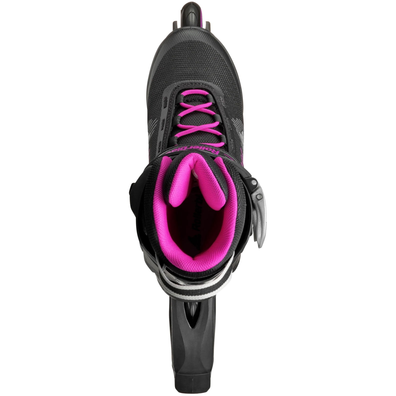 ROLLERBLADE Adult Female Zetrablade Black/Cyclamen Pink Inline Skates, Size: 7/7.5