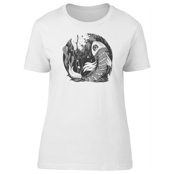 Vintage Fish Lovely Sketch Tee Men's -Image by Shutterstock