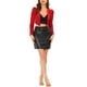 thumbnail image 2 of CHAQUETA CORTA BRILLANTE DE LENTEJUELAS DE MANGA LARGA ABIERTA PARA MUJERES INSPIRADAS EN FIESTAS 2XL ROJA, 2 of 6