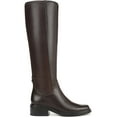 thumbnail image 2 of Franco Sarto Women's Gisella Knee High Boot Castagno Brown Leather 8.5M, 2 of 6
