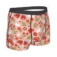 thumbnail image 2 of KLL Dragonfly Mushroom Men's Cotton Boxer Briefs Underwear-Medium, 2 of 8