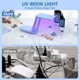 thumbnail image 2 of Luz UV LET'S RESIN recargable con batería de 4 horas para resina, 2 of 7