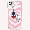 thumbnail image 4 of Funda de teléfono para iPhone 7 8 XS Max 12 15 Pro 13 Mini SE 11 Pro XR 14 Pro Max Marvel Spidermans Hello Kitty, funda transparente suave, 4 of 5