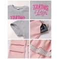 thumbnail image 6 of OBEEII Summer Clothing Set for Kids Girls Vintage Printed T-shirt with Pants Y2K 2 Piece Streetwear Casual Hip-hop Jogger Outfits, 6 of 9