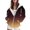 Yellow, variant on NinXxx Women's Casual Hoodie with Zipper Pocket Fade Hoodie Top Blue L