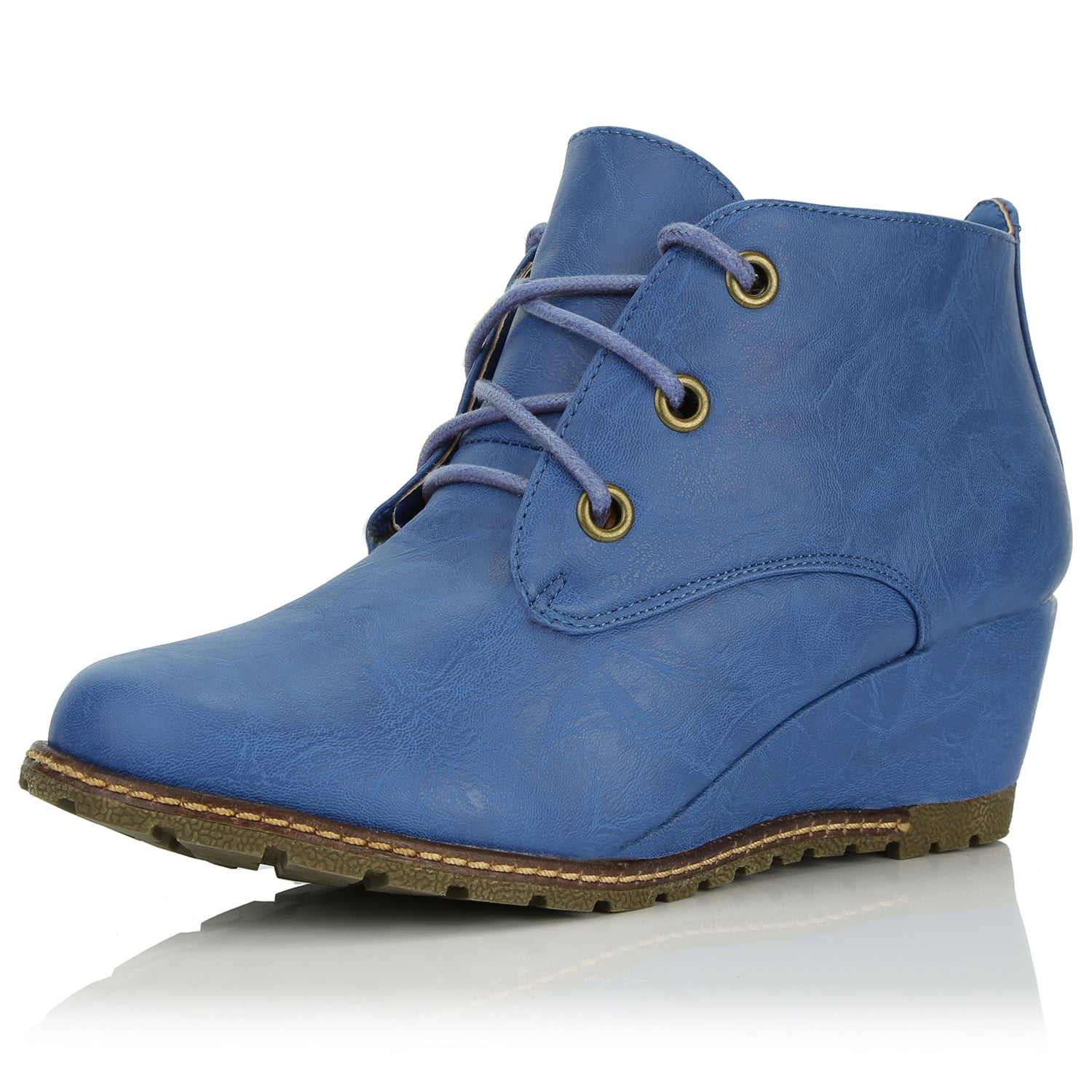 Oxford Wedge Booties Ankle Boots Indoor 