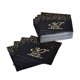 thumbnail image 3 of Gatherfun Servilletas de papel desechables para 30 cumpleaños, decoraciones de fiesta en negro y dorado, vajilla para hombres y mujeres, fiesta de 30 cumpleaños (6,5 x 6,5 pulgadas, 3 capas, paquete d, 3 of 5
