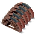 thumbnail image 1 of Cintas de lijado POWERTEC 1/2 x 18 pulgadas, 50 unidades, 40/80/120/180/240 granos, 1 of 7