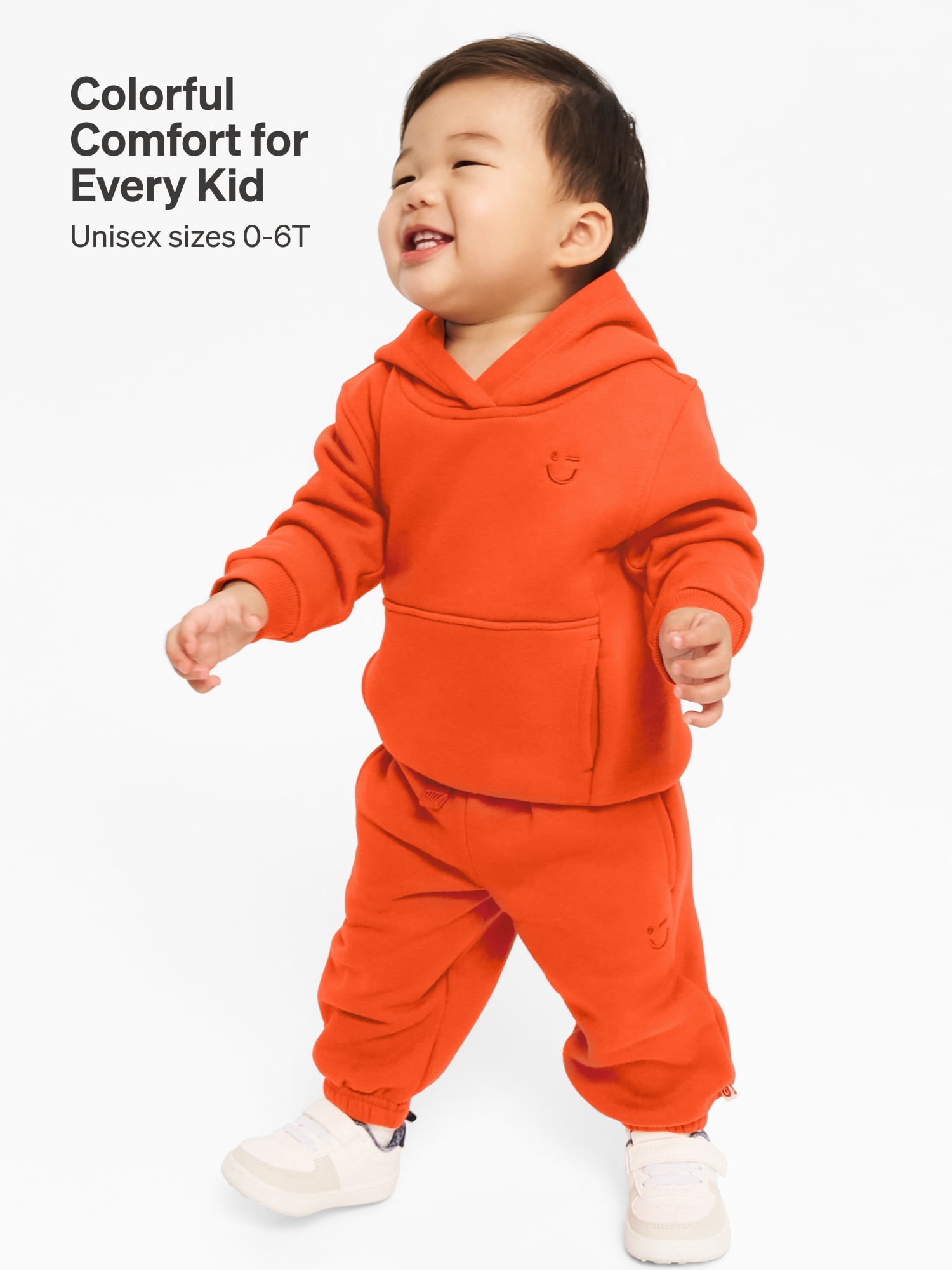 Color Mix by Garanimals Baby & Toddler Fleece Sweatpants, Sizes 0–6T