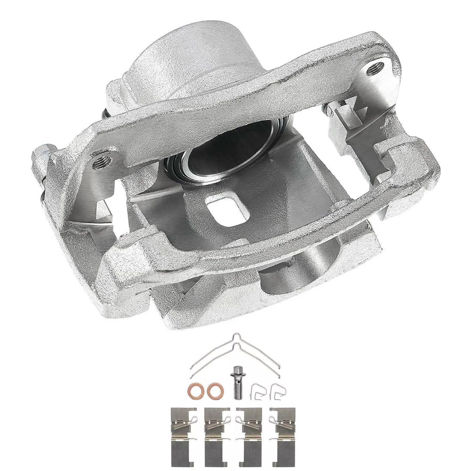 Detroit Axle - Front Brake Calipers for 07-17 Toyota Camry 08-18 Avalon 07-18 Lexus ES350, Disc Brake Calipers with Bracket 2007 2008 2009 2010 2011 2012 2013 2014 2015 2016 2017 Replacement