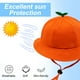 thumbnail image 4 of Sombrero de pescador para niños de 1 a 6 años con circunferencia de la cabeza de 50 a 52 cm, sombrero de lavabo para niños y niñas, lindo sombrero para el sol de dibujos animados, 4 of 5