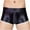 Black, variant on Men's Satin Boxer Shorts Underwear Shiny Smooth Comfortable Breathable Underwear Underwear Boxer Briefs Short Underwear White Free Size