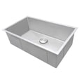 thumbnail image 6 of Ruvati 33-inch Undermount 16 Gauge Tight Radius Large Kitchen Sink Stainless Steel Single Bowl - RVH7433, 6 of 13