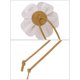 thumbnail image 3 of Cinturón de cuero PU con flores para mujer, cinturón delgado bohemio de cuerda floral, amarillo tierra marrón, talla única, 3 of 6