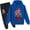 Blue, variant on Boys Girls Sweatsuit Stranging TV Things Pullover Sweatshirt Hooded and Sweatpants Set 2 Piece Hoody Outfits for Teen