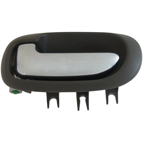 Dorman 93285 Rear Driver Side Interior Door Handle for Specific Chrysler / Dodge Models, Chrome Lever; Gray Housing