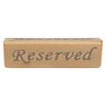 thumbnail image 5 of Reservation Sign Antique Bronze Stainless Steel English Reserved Seat Sign Notice Board, 5 of 5