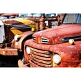 thumbnail image 3 of Hausenflock, Alan 14x11 Black Modern Framed Museum Art Print Titled - Rusty Old Truck II, 3 of 5