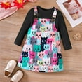 thumbnail image 2 of FDDMis Toddler Cheer Practice Outfit Girls Outfits Size 7 New Born Baby Girl Clothes Set Kids Clothing Set Girls Overalls Size 6 10/12 Girls Clothes, 2 of 5