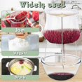 thumbnail image 4 of Kitchen Strainer Stand with 4 Reusable Bags - Colander Organizer for Cooking, 4 of 5