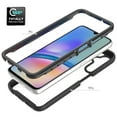 thumbnail image 6 of for Samsung Galaxy A05s Case, Luxury Dual Layer Shockproof Bumper Rugged Hybrid Heavy Duty Clear Drop Protective Durable Hybrid 2-layer Phone Case Cover for Galaxy A05s, Darkblue, 6 of 6