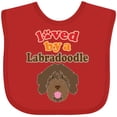 thumbnail image 3 of Inktastic Labradoodle Dog Lover Boys or Girls Baby Bib, 3 of 4