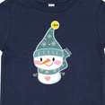 thumbnail image 4 of Inktastic Cute Christmas Snowman in Blue Hat and Scarf Boys or Girls Baby T-Shirt, 4 of 5