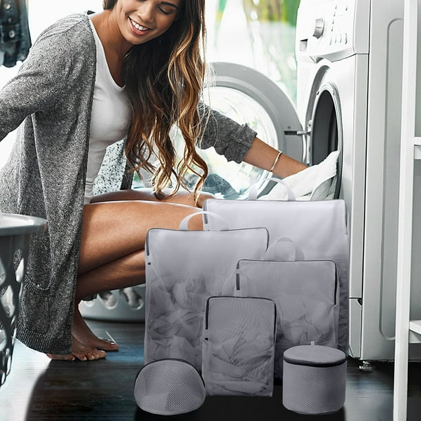 XZNGL Small Laundry Bags Mesh Wash Bags Laundry Bags Mesh Wash Bags Lingerie Bags for Washing Delicates with Zipper Laundry Bag Suitable for Underwear Blouse Hosiery Pants Sweaters Walmart
