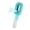 Light blue, variant on Detangling Hair Brush with Water Spray, 2-in-1 Misting Brush for Curly Thick Hair, Fine Mist Sprayer, Refillable Reservoir, Anti-Frizz, Portable Styling Tool