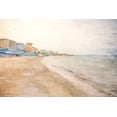 thumbnail image 2 of Allen, Kimberly 14x11 Black Ornate Wood Framed with Double Matting Museum Art Print Titled - Sea Village, 2 of 4