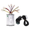 thumbnail image 2 of Electric Bike Brush Motor Controller,36V 1000W Electric Bike Bike Headlight Brush Motor Controller Electric Bike Conversion Set State-of-the-Art Design, 2 of 14